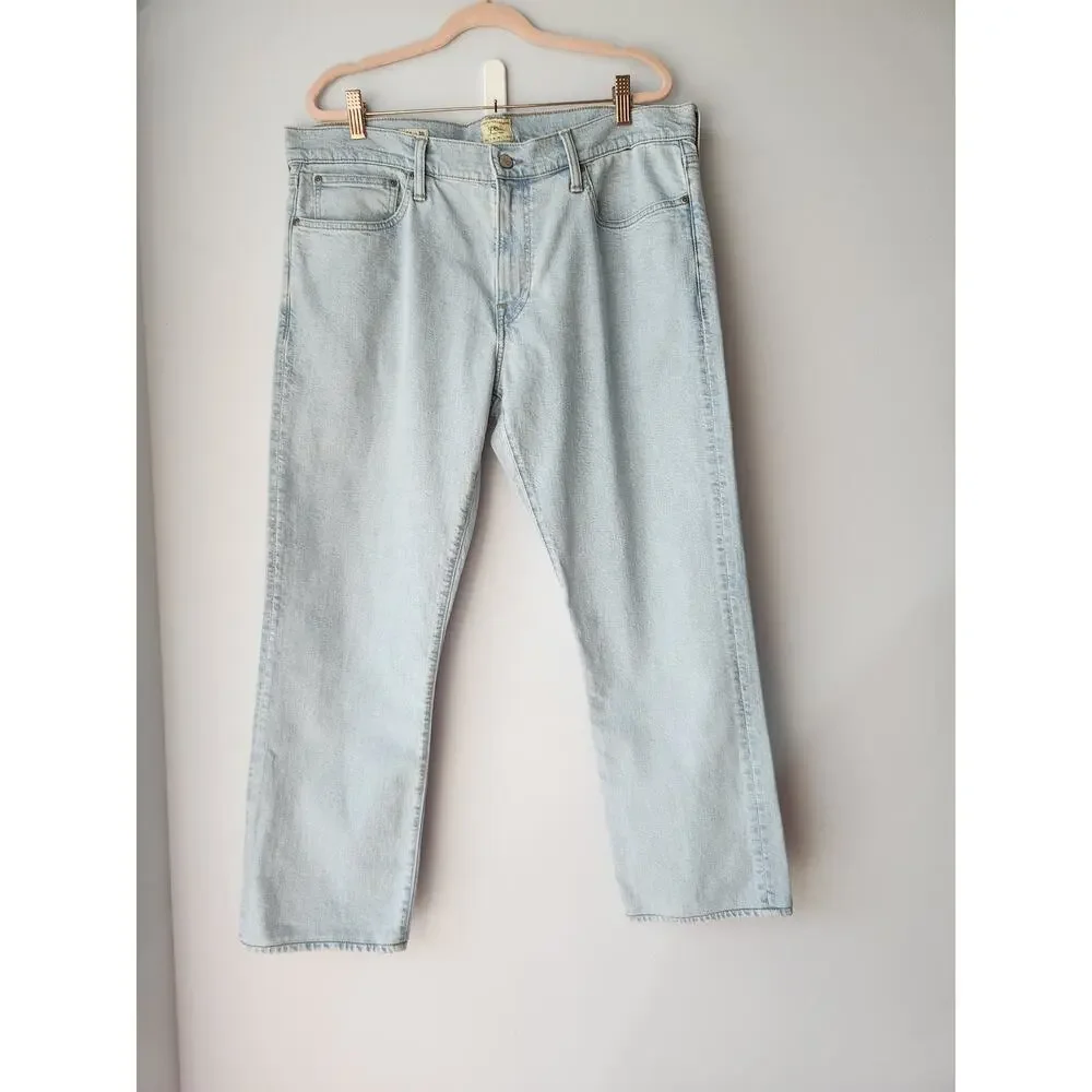 NWOT J. Crew 770™ Straight-Fit Stretch Jean In Seven-Year Wash Blue 34/30 *Flaw